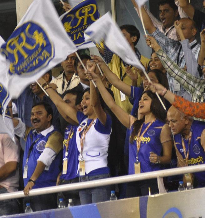 Cheering for Rajasthan Royals